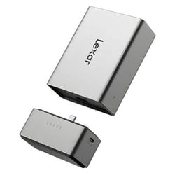 Lexar workflow go portable back-up housing with 2 module bay (workflow readers/ssd)