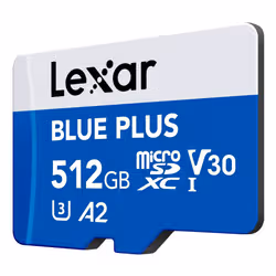 Lexar BLUE PLUS 512 Go MicroSDXC UHS-I - Vue supplémentaire 2