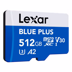 Lexar BLUE PLUS 512 Go MicroSDXC UHS-I - Vue supplémentaire 3