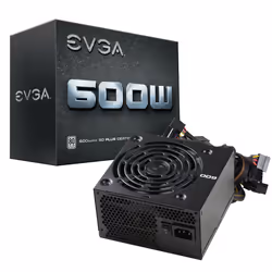 EVGA 600W, 600 W, 100 - 240 V, 50 - 60 Hz, 5 - 10 A, 130 W, 588 W