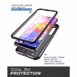 Supcase Unicorn Beetle PRO SUP-HUAWEI-P20- -UBPRO-SP-BLACK 15,5 cm (6.1") Noir