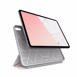 i-Blason Cosmo iPadPro2018-12.9- -Pen-Marble 12.9" Rose, Couleur marbre