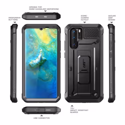 Supcase Unicorn Beetle PRO SUP-HUAWEI-P30- -UBPRO-SP-BLACK 16,4 cm (6.47") Noir