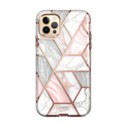 i-Blason Cosmo IPHONE2021PRO-6.1- -SP-MARBLE 6.1" Housse Rose