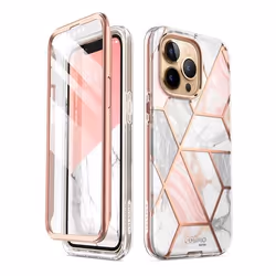 i-Blason Cosmo IPHONE2021PRO-6.1- -SP-MARBLE 6.1" Housse Rose