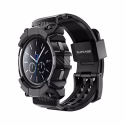 Supcase Unicorn Beetle PRO SUP-GALAXYWATCH4-UBPRO-46-BLACK, Emplacement, Smartwatch, Noir, Samsung, Galaxy Watch 4 46, Polyca ...