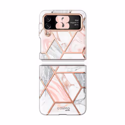 i-Blason Cosmo GALAXY2021-FLIP3-5G- -MARBLE, Étui, Samsung, Galaxy Z Flip3 5G, 17 cm (6.7"), Rose