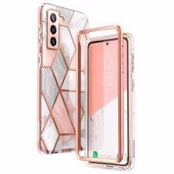 i-Blason Cosmo GALAXY-S22- -SP-MARBLE 6.1" Housse Rose