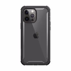 i-Blason Ares IPHONE2022PRO-6.7- -SP-BLACK, Housse, Apple, iPhone 14 Pro Max 6.7 2022, 17 cm (6.7"), Noir, Transparent