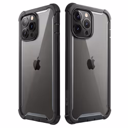 i-Blason Ares IPHONE2022PRO-6.7- -SP-BLACK 6.7" Housse Noir, Transparent