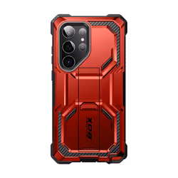 i-Blason Armorbox Galaxy2022-S23Ultra- -SP-2Set-Ruddy, Housse, Samsung, Galaxy S23 Ultra, 17,3 cm (6.8"), Rouge