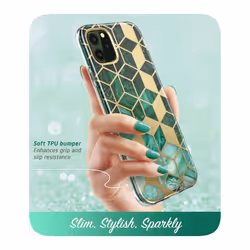 i-Blason Cosmo IPHONE11PRO-5.8- -SP-PRASIO 14,7 cm (5.8") Vert
