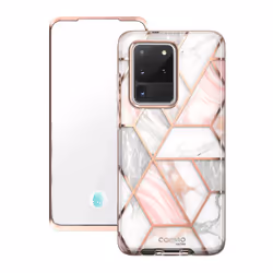 i-Blason Cosmo Galaxy-S20Ultra- -SP-Marble, Samsung, Galaxy-S20Ultra, 17,5 cm (6.9"), Rose