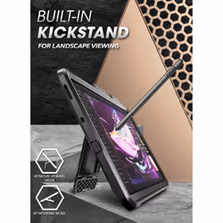 Supcase Unicorn Beetle PRO SUP-2020TABS6-LITE-10.4-UBPRO-SP-BLACK étui pour tablette 10.4" Housse Noir