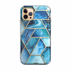 i-Blason Cosmo IPHONE2020-6.1- -SP-OCEAN, Housse, Apple, iPhone 12 6.1 2020, 15,5 cm (6.1"), Bleu