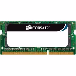 Corsair CMSA8GX3M2A1066C7, 8 Go, 2 x 4 Go, DDR3, 1066 MHz, 204-pin SO-DIMM, Vert