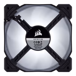 Corsair Air CO-9050082-WW système de refroidissement d’ordinateur Boitier PC Ventilateur 12 cm Noir, Blanc