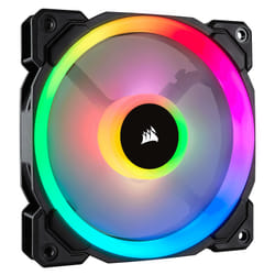Corsair LL120 RGB Boitier PC Ventilateur 12 cm Noir, Blanc