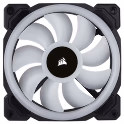 Corsair LL120 RGB Boitier PC Ventilateur 12 cm Noir, Blanc