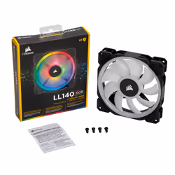 Corsair LL140 RGB Boitier PC Ventilateur 14 cm - Vue supplémentaire 4
