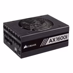 Corsair AX1600i, 1600 W, 100 - 240 V, 50 - 60 Hz, 15-9 A, 180 W, 1600 W