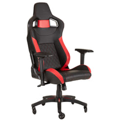 Corsair T1 Race Siège de jeu sur PC Noir, Rouge