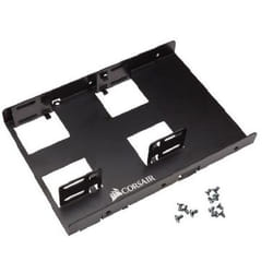 Corsair CSSD-BRKT2 Obturateur de baie de lecteur 8,89 cm (3.5") Panneau de support Noir