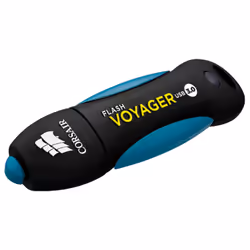Corsair Voyager 256GB lecteur USB flash 256 Go USB Type-A 3.2 Gen 1 (3.1 Gen 1) Noir, Bleu