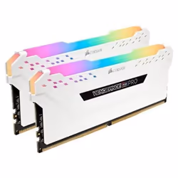 Corsair Vengeance RGB Pro CMW16GX4M2C3000C15W, 16 Go, 2 x 8 Go, DDR4, 3000 MHz, 288-pin DIMM