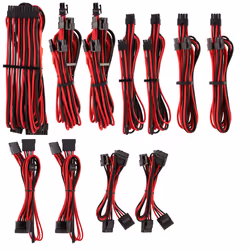 Corsair CP-8920226, Mâle, Femelle, Droit, Droit, Noir, Rouge