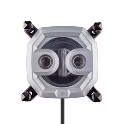 Corsair CX-9010001-WW, Bloc d'eau, Cuivre, Nylon, Argent, LGA 2011 (Socket R), LGA 2066, Socket TR4, 1/4", 60 °C