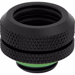 Corsair CX-9052008-WW, Raccord, Laiton, Noir, 1/4", 1,4 cm, Liquide