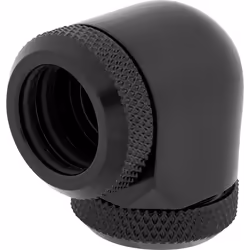 Corsair CX-9052015-WW, Raccord, Laiton, Noir, 1/4", 90°, 1,4 cm