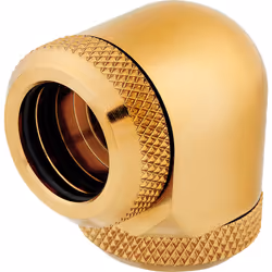 Corsair CX-9052016-WW, Raccord, Laiton, Or, 1/4", 90°, 1,4 cm