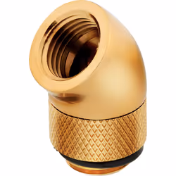 Corsair CX-9055003-WW, Raccord, Laiton, Or, 1/4", 45°, Liquide
