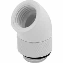 Corsair CX-9055007-WW, Raccord, Laiton, Blanc, 1/4", 45°, Liquide