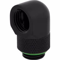 Corsair CX-9055009-WW, Raccord, Laiton, Noir, 90°, 2 x 90° Rotary Adapters, Liquide