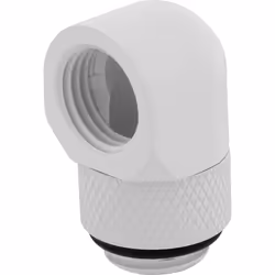 Corsair CX-9055014-WW, Raccord, Laiton, Blanc, 1/4", 90°, Liquide