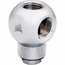 Corsair CX-9055015-WW, Raccord, Laiton, Chrome, 1/4", 45°, Liquide