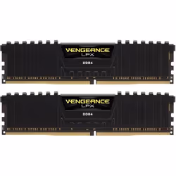 Corsair Vengeance LPX 8GB DDR4-2400, 8 Go, 2 x 4 Go, DDR4, 2400 MHz, 288-pin DIMM, Noir
