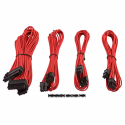 Corsair CP-8920145, ATX (24-pin), Mâle, Mâle, Rouge, RMi series, RMx series, SF Series, Corsair Type 4 PSU, 576 g