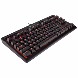 Corsair K63, Taille réelle (100 %), USB, Clavier mécanique, LED RGB, Noir