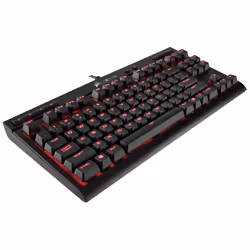 Corsair K63, Mini, Avec fil, USB, Clavier mécanique, QWERTY, Noir