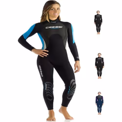Cressi - LU476502 - Morea Lady Monopiece Wetsuit 3mm - Combinaison Humide Monopiece pour Femme