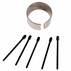 Zebra 440042, Ensemble de pointes, Noir, Zebra L10, 6 pièce(s)