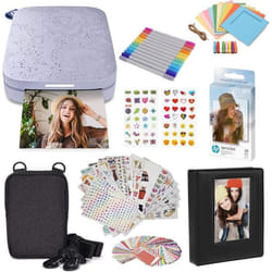 Imprimante photo portable - HP - Sprocket - 2x3 pouces - Violet - ZINK Zero Ink