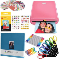 Imprimante Photo Mobile - KODAK - Step - Rose - Technologie ZINK - Kit dalbum inclus