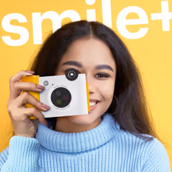 Kodak Smile+ 50,8 x 76,2 mm Blanc, Jaune