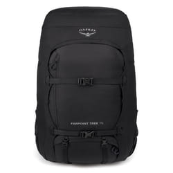 Osprey Sac à dos noir pour femme et homme - Farpoint Trek 75 180515