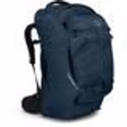 Osprey Sac à dos bleu foncé pour homme - Farpoint 70 Muted Space Blue 196859
